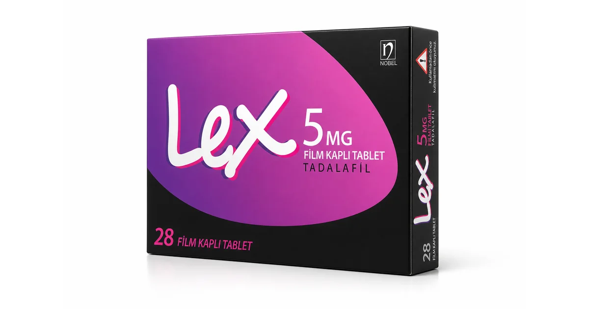 Lex 5 mg (Tadalafil 5mg) ürün görseli