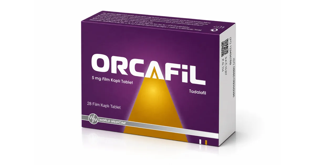 Orcafil 5 mg (Tadalafil 5mg) ürün görseli